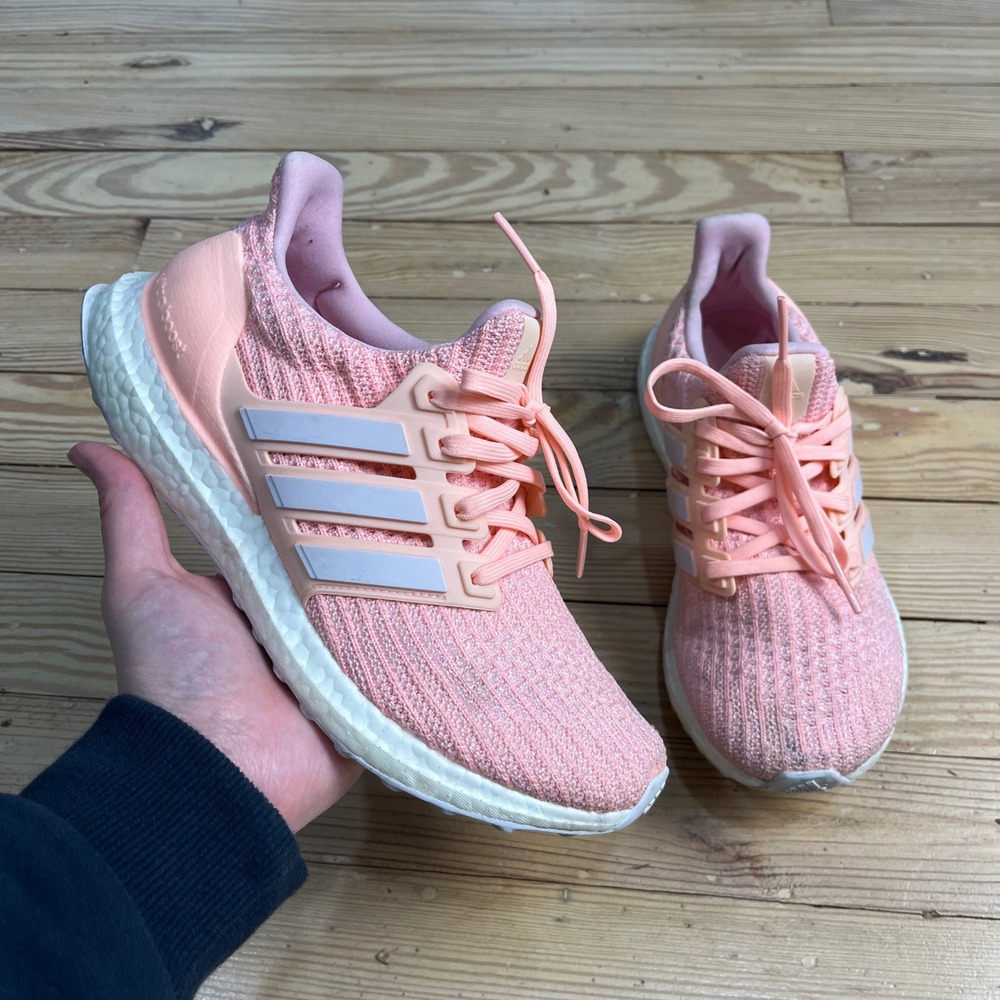 Adidas UltraBoost 4.0 Orchid Tint True Pink Womens Running Shoes F36126 Size 6.5
